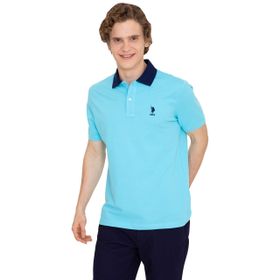 U.S. Polo Assn. 50247802 Turkuaz Erkek T-shirt