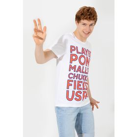 U.S. Polo Assn. 50248611-VR013 Beyaz Erkek T-shirt