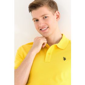 U.S. Polo Assn. 50251701 Koyu Sarı Basic Erkek T-shirt