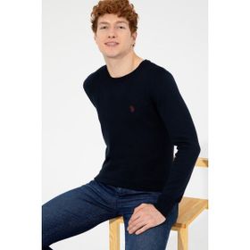 U.S. Polo Assn. 50251887-VR033 Erkek Lacivert Triko Kazak