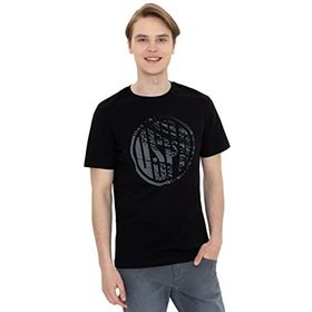 U.S. Polo Assn. 50252132 Siyah Bisiklet Yaka Oversize Erkek T-shirt
