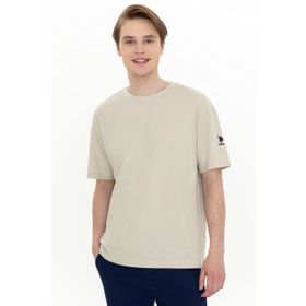 U.S. Polo Assn. 50252132 Taş Bisiklet Yaka Oversize Erkek T-shirt