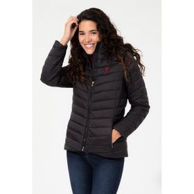 U.S. Polo Assn. 50253400 Siyah Sentetik Kadın Mont