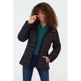 U.S. Polo Assn. 50253400 Siyah Sentetik Kadın Mont