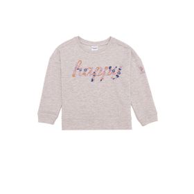 U.S. Polo Assn. 50256237-VR156 Bej Melanj Kız Çocuk Sweatshirt