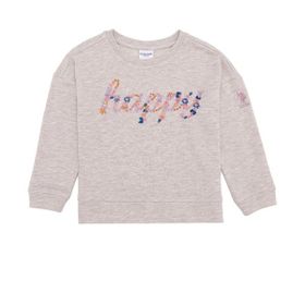 U.S. Polo Assn. 50256237-VR156 Bej Melanj Kız Çocuk Sweatshirt