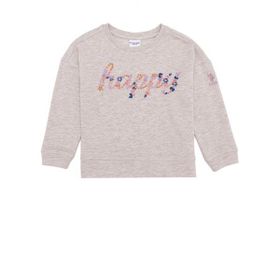 U.S. Polo Assn. 50256237-VR156 Bej Melanj Kız Çocuk Sweatshirt