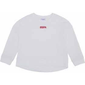 U.S. Polo Assn. 50260923 Ekru Kız Çocuk Sweatshirt