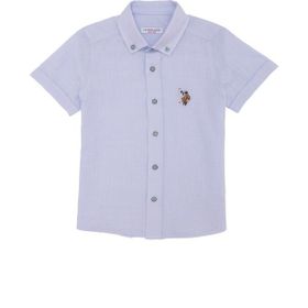 U.S. Polo Assn. 50262967-VR003 Basic Açık Mavi Kısa Kollu Erkek Çocuk Gömlek