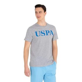 U.S. Polo Assn. 50262976-VR086 Gri Melanj Erkek T-shirt