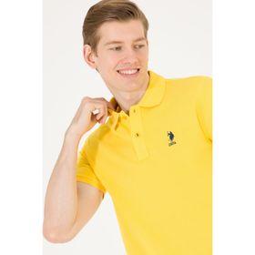 U.S. Polo Assn. 50263238-VR094 Koyu Sarı Erkek T-shirt
