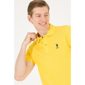 U.S. Polo Assn. 50263238-VR094 Koyu Sarı Erkek T-shirt