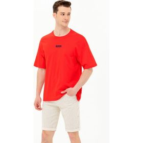 U.S. Polo Assn. 50264932-VR030 Kırmızı Erkek T-shirt