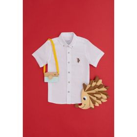 U.S. Polo Assn. 50284019-VR013 Beyaz Erkek Çocuk Gömlek