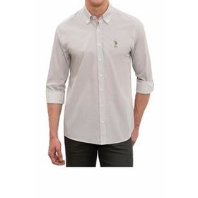 U.S. Polo Assn. 50288374-VR027 Haki Uzun Kol Erkek Gömlek
