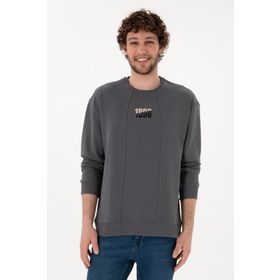 U.S. Polo Assn. 50293430-VR006 Antrasit Erkek Sweatshirt