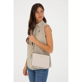 U.S. Polo Assn. 50293651-VR001 Açık Gri Kadın Çapraz Çanta