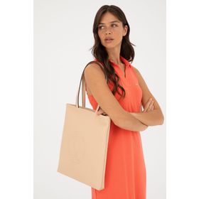 U.S. Polo Assn. 50293675-VR011 Bej Kadın Omuz Çantası