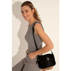 U.S. Polo Assn. 50293689-VR046 Siyah Kadın Çapraz Çanta