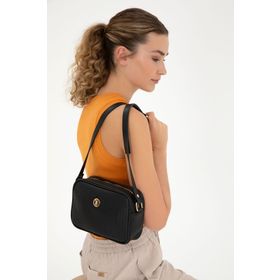 U.S. Polo Assn. 50293694-VR046 Siyah Kadın Çapraz Çanta