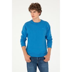 U.S. Polo Assn. 50295148-VR077 Kobalt Erkek Sweatshirt