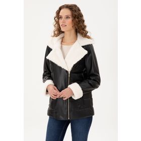 U.S. Polo Assn. 50297225-001 Siyah Kadın Ceket