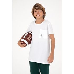 U.S. Polo Assn. 50298096-VR013 Beyaz Erkek Çocuk T-shirt