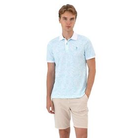 U.S. Polo Assn. 50299663-VR007 Aqua Erkek T-shirt