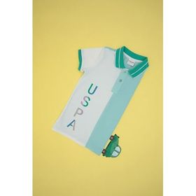 U.S. Polo Assn. 50299836-VR007 Aqua Erkek Çocuk T-shirt