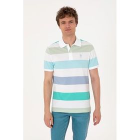 U.S. Polo Assn. 50299945-VR007 Aqua Erkek T-shirt