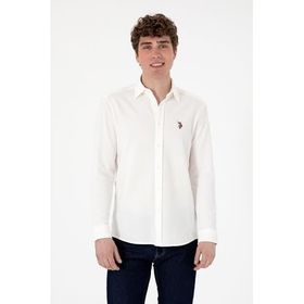 U.S. Polo Assn. 50300402-VR013 Beyaz Erkek Gömlek
