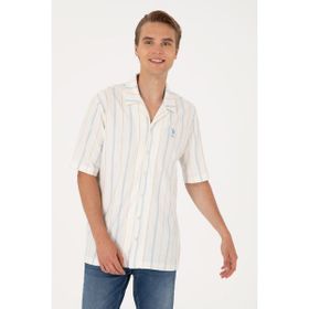 U.S. Polo Assn. 50306877-VR013 Beyaz Erkek Gömlek