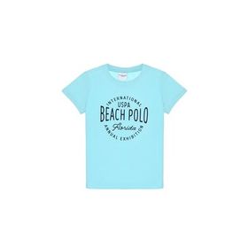 U.S. Polo Assn. 50307129-VR007 Aqua Erkek Çocuk T-shirt