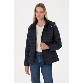 U.S. Polo Assn. 50307935-VR033 Lacivert Kadın Mont