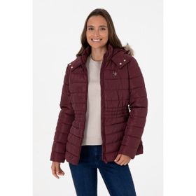 U.S. Polo Assn. 50308011-VR014 Bordo Kadın Mont