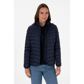 U.S. Polo Assn. 50308868-VR033 Lacivert Kadın Mont