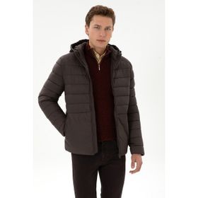 U.S. Polo Assn. 50310049-VR084 Koyu Kahverengi Erkek Mont