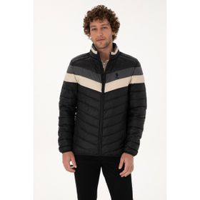 U.S. Polo Assn. 50310062-VR046 Siyah Erkek Mont