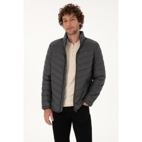 U.S. Polo Assn. 50310071-VR024 - Gri Erkek Mont