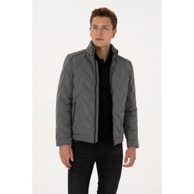 U.S. Polo Assn. 50310209-VR024- Gri Erkek Mont