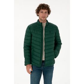 U.S. Polo Assn. 50312001-VR079 Koyu Yeşil Erkek Mont