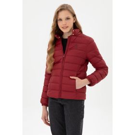 U.S. Polo Assn. 50312005-VR014 Bordo Kadın Mont