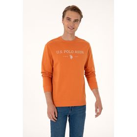 U.S. Polo Assn. 50313743-VR182 Bakır Erkek Sweatshirt