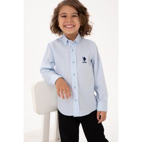 U.S. Polo Assn. 50316701-VR003 Açık Mavi Erkek Çocuk Gömlek