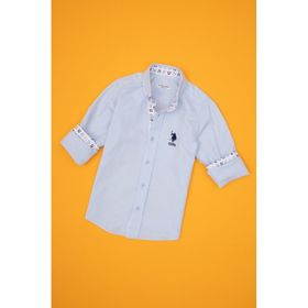 U.S. Polo Assn. 50316701-VR003 Açık Mavi Erkek Çocuk Gömlek