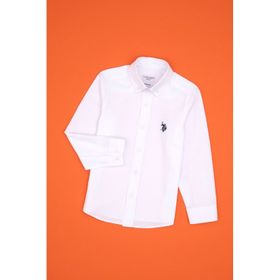 U.S. Polo Assn. 50316801-VR013 Beyaz Erkek Çocuk Gömlek