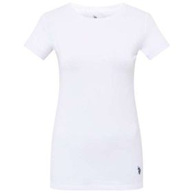 U.S. Polo Assn. 66002 Kadın Siyah Kısa Kollu Yuvarlak Yaka T-shirt