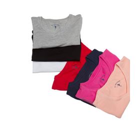U.S Polo Assn. 66004 Kısa Kollu V-Yaka Kadın T-shirt