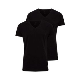 U.S. Polo Assn. 80194 Kısa Kol V Yaka 2'li Siyah Erkek Atlet