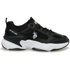 U.S. Polo Assn. A10133670412010 3M Maybe Wmn 3FX Siyah Sneaker Ayakkabı